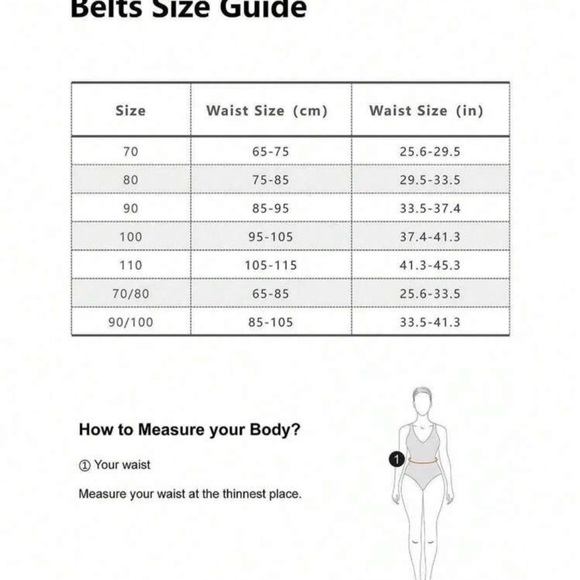 Women Rhinestone Buckle Metallic belt - Picture 9 of 9